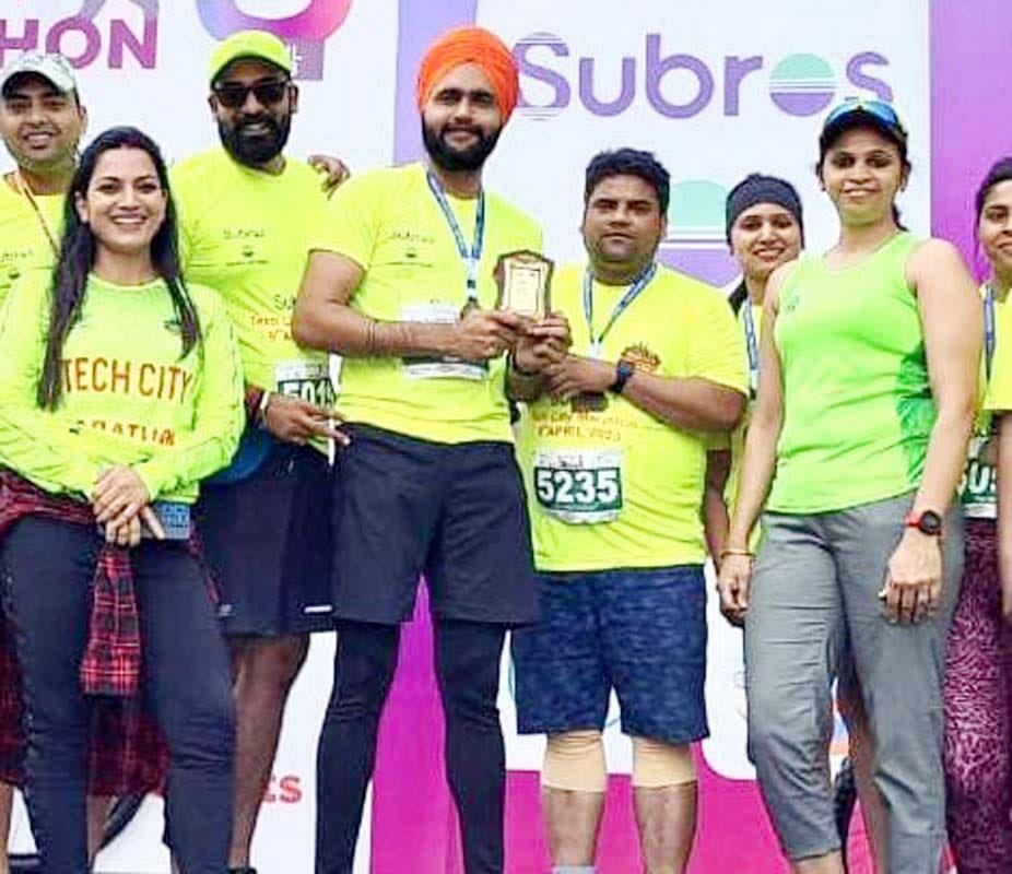 Harpal finished third in half marathon