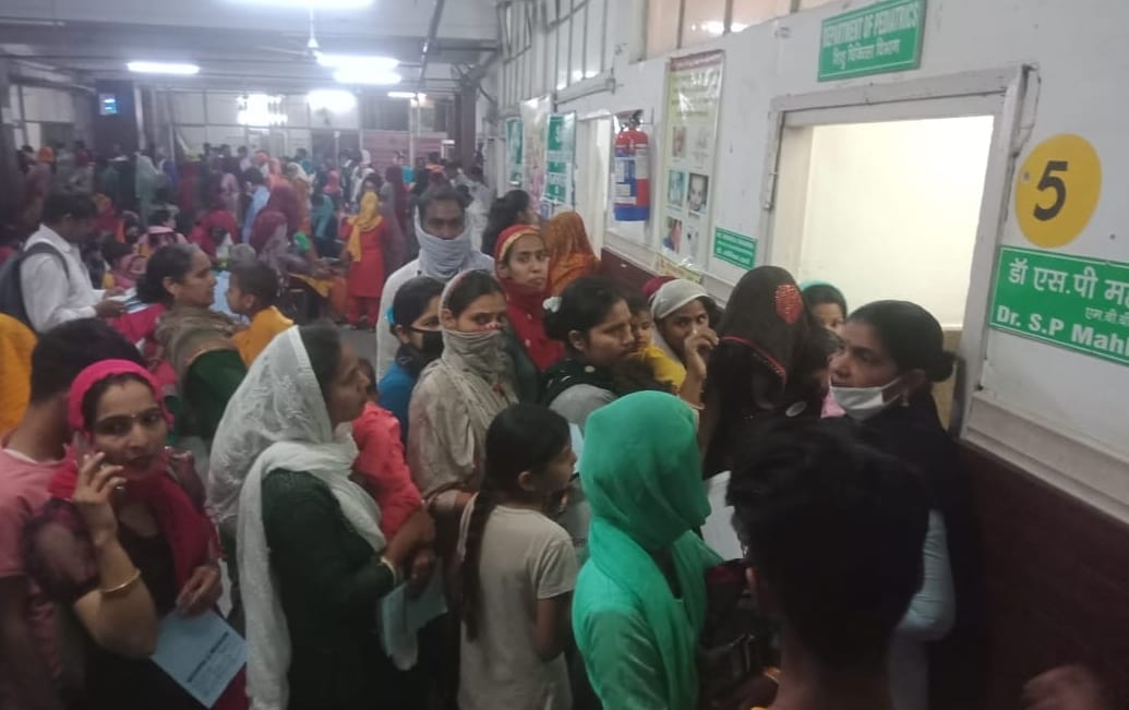 people are sick due to heat during the day and cold at night