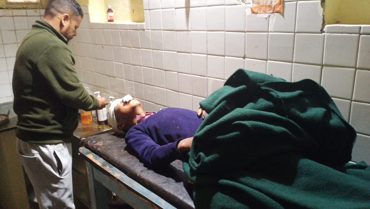 one person injured in lohaghat.