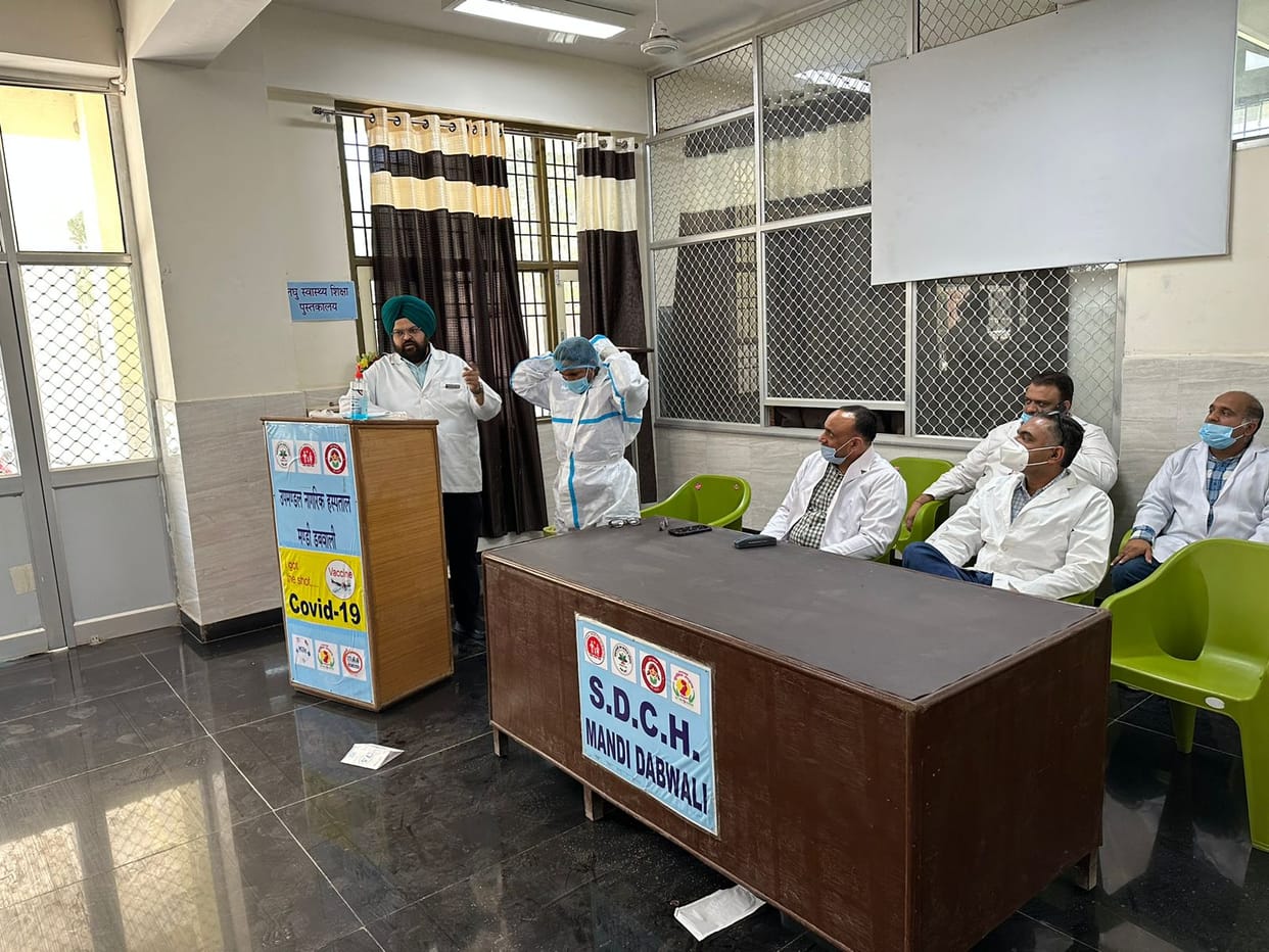 Corona found infected in Nathusari Chopta: Verbal training given to employees in Dabwali, neither patients nor equipment were examined