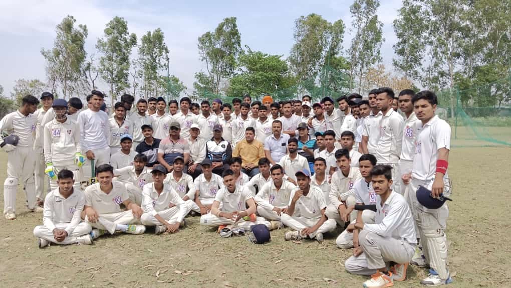 Under-19 district level cricket trial concluded