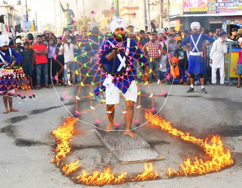 Nagar Keertan in Dineshpur