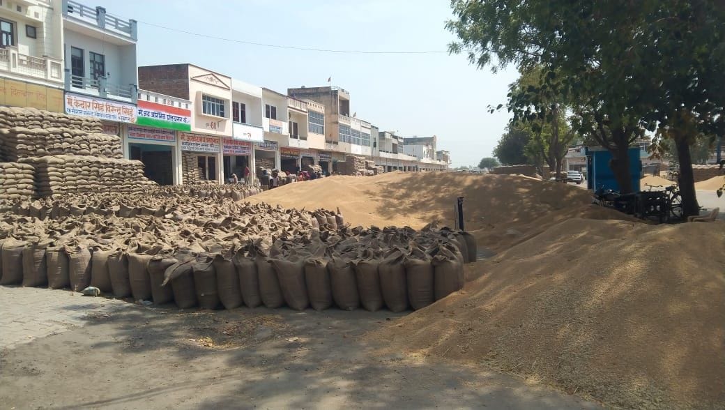 Arhtiyas came out in protest against the price cut, stopped buying wheat