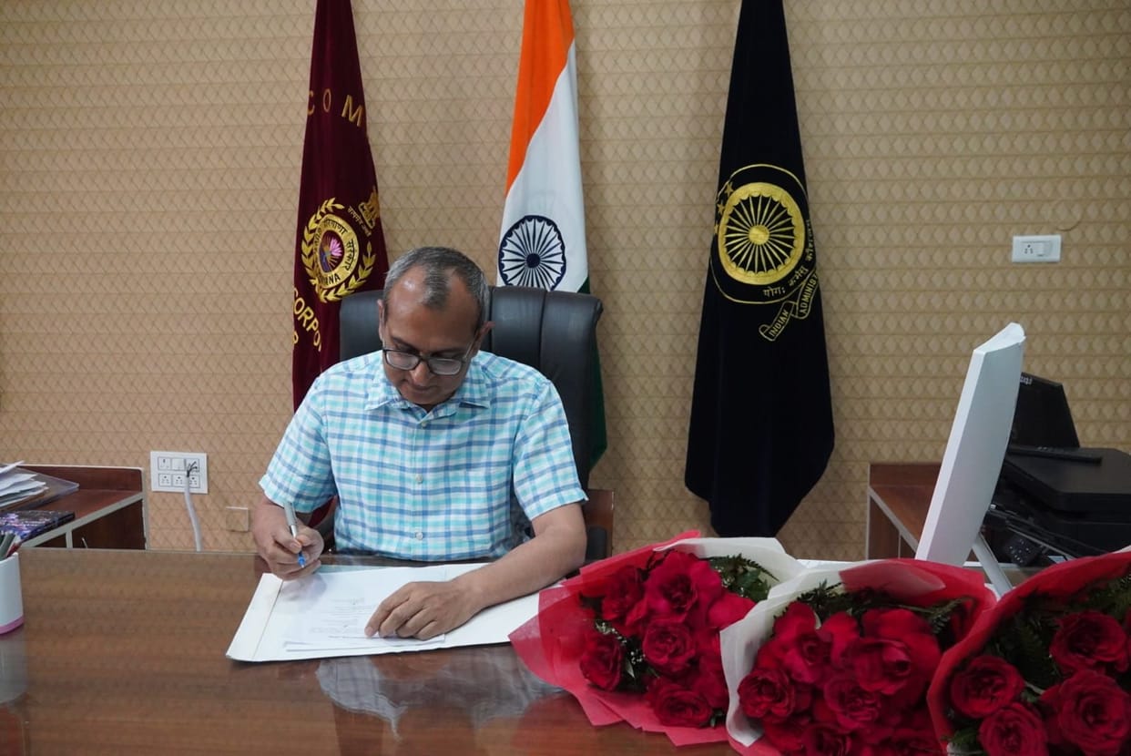 Corporator Ashok Garg joined in the morning, called Chandigarh after one and a half hours, then speculation of transfer