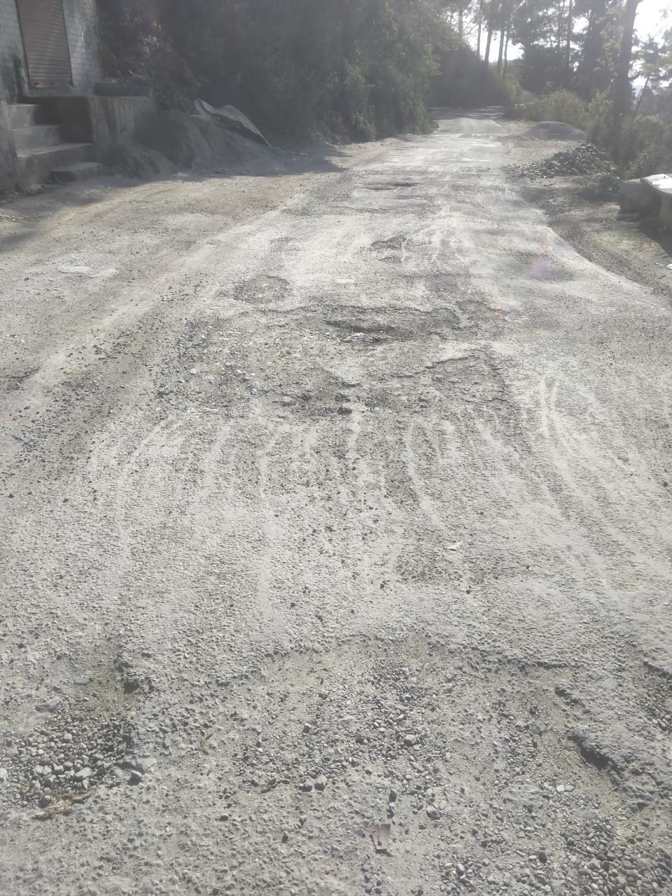 Contractors are not getting to improve the condition of Ramnagar-Ranikhet highway