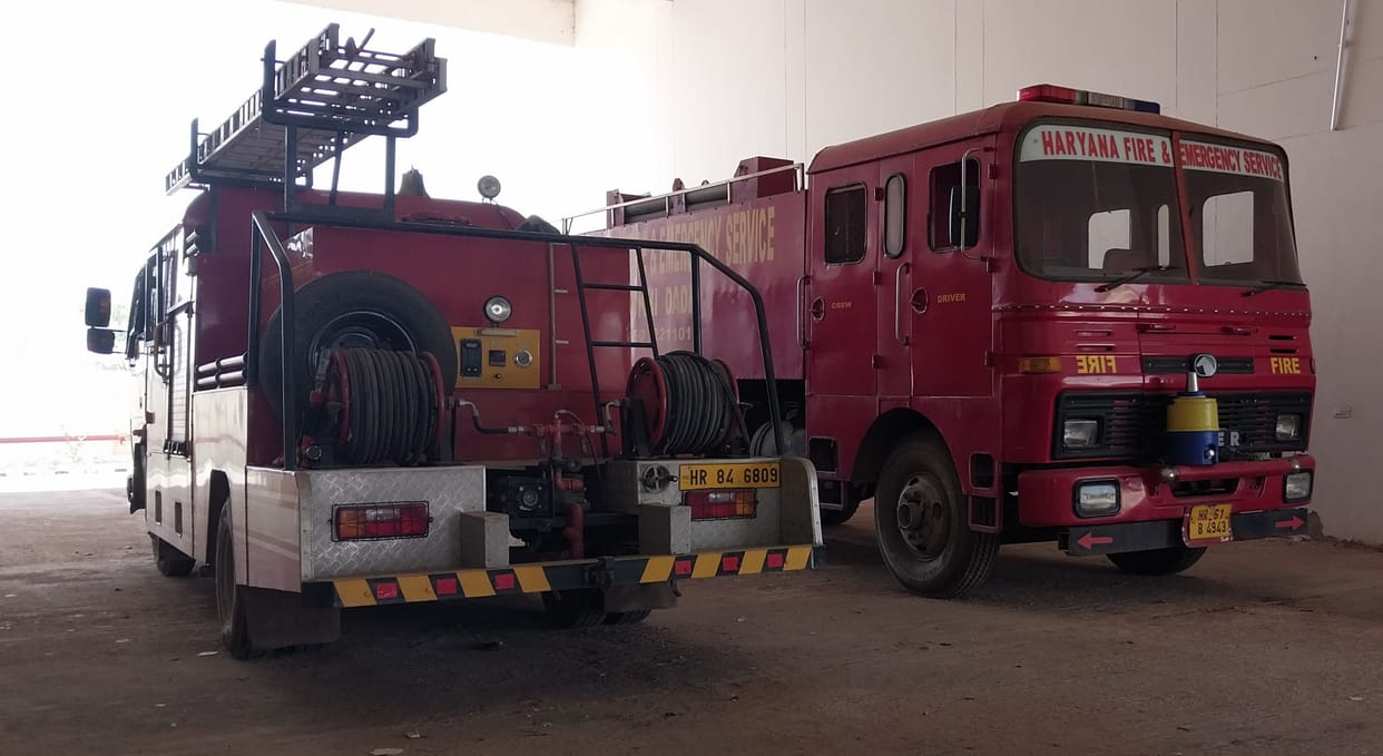 There is no water connection in the fire station built by spending 3.15 crores, the staff is also short