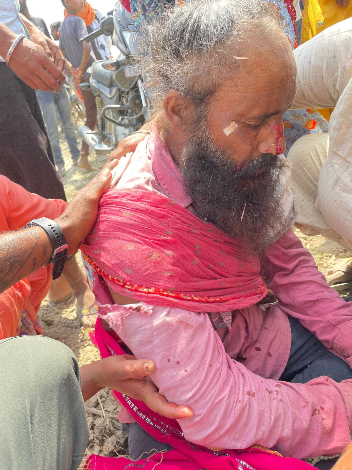 The tiger attacked and injured the farmer