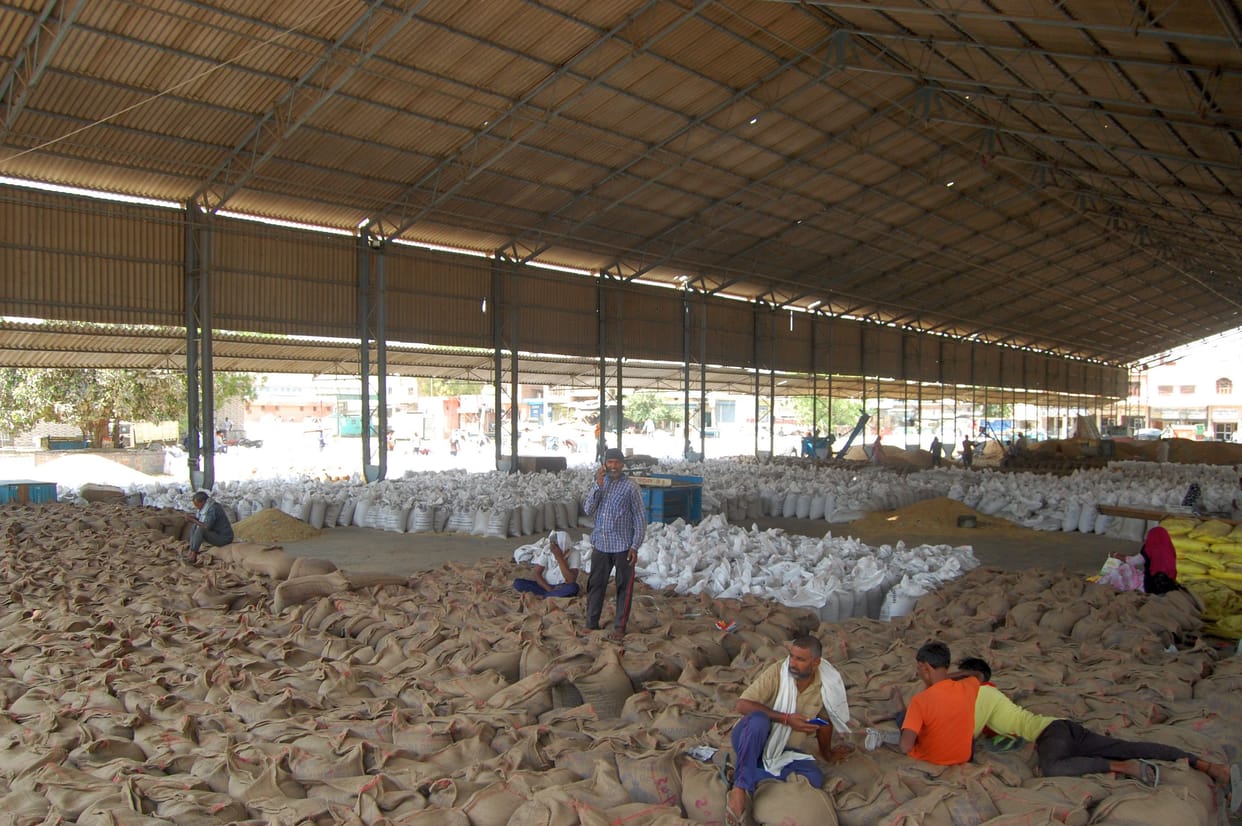 So far 30 percent wheat has been bought in the district, even 10 percent has not been lifted