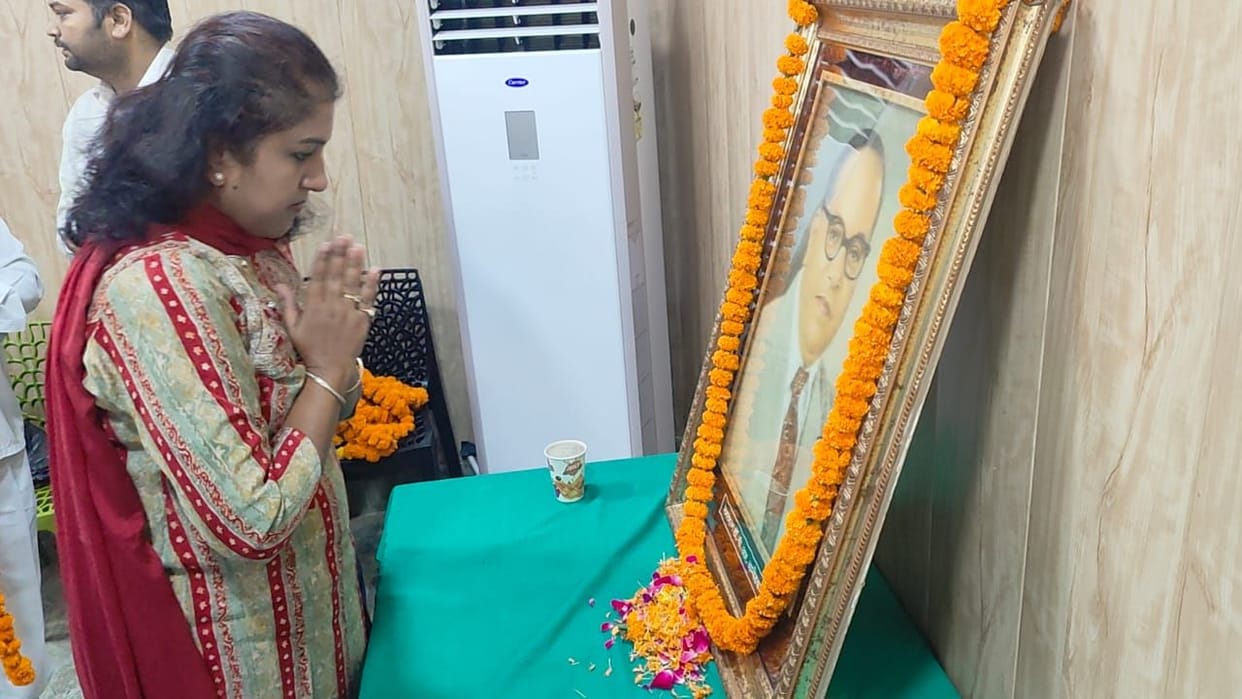 Constitution maker Babasaheb Bharat Ratna Dr. remembered on his birth anniversary. Ambedkar