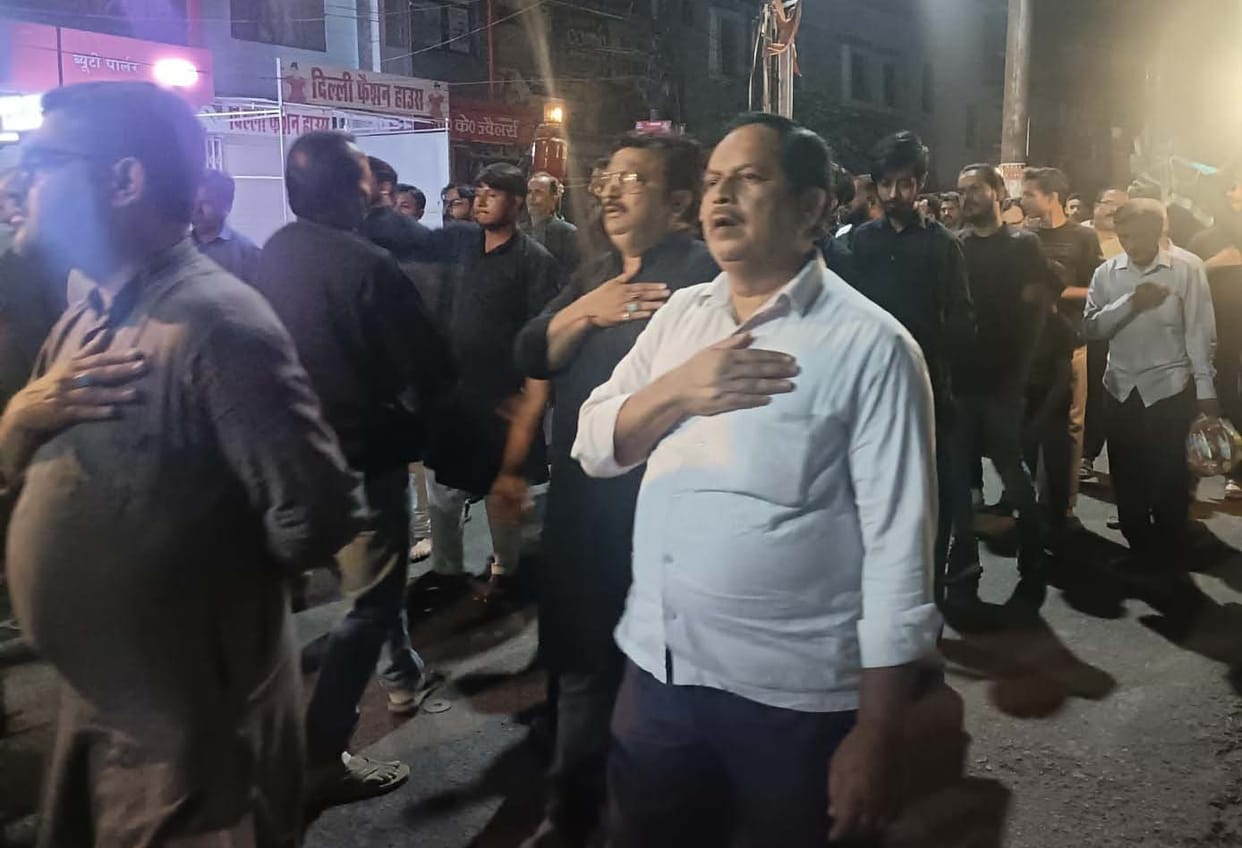 Mourning procession taken out on the martyrdom of Maula Ali