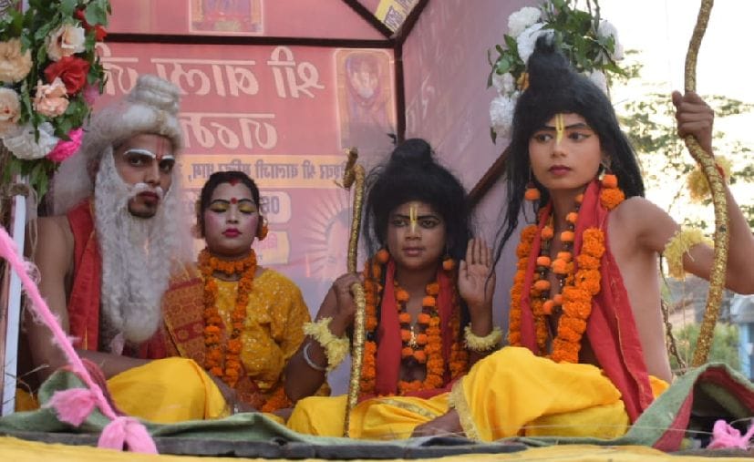 Ambedkar Jayanti julus in us nagar