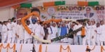  सोनीपत में आयोजित संविधान बचाओ रैली में पूर्व मुख्यमंत्री भूपेंद्र सिंह हुड्डा, पार्टी के प्रद