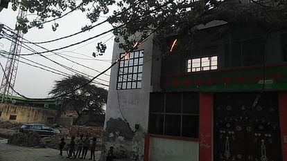 Supply stopped due to fire in electric cable