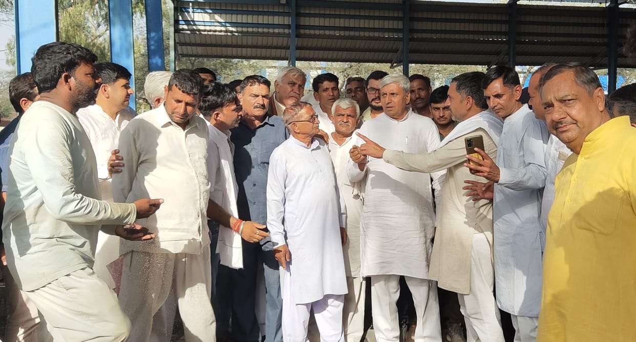 Slow procurement of wheat in Dhigawamandi, Loharu, Bahl, arrival fast in eight mandis