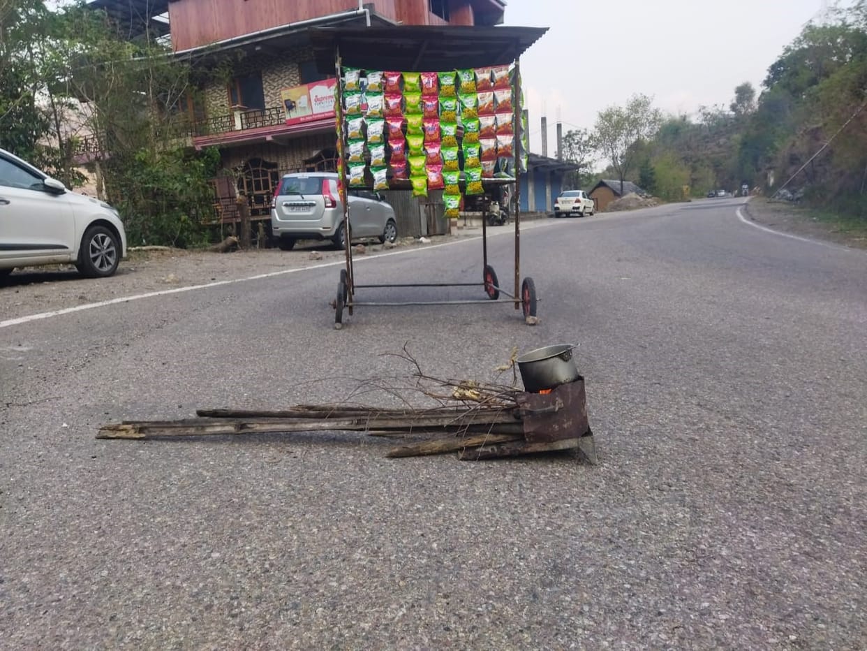 The administration got the disputed land marked on the Dharamshala-Shimla highway