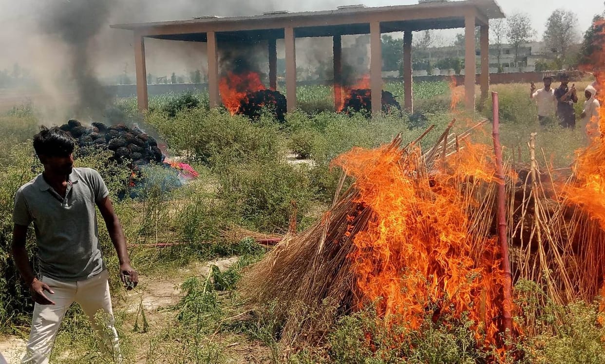 Kheda Mastan drowned in sorrow when five bihars were raised from the courtyard of Ramphal
