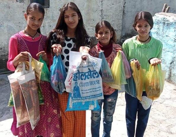 Children worshiped Dehri on Baisakhi