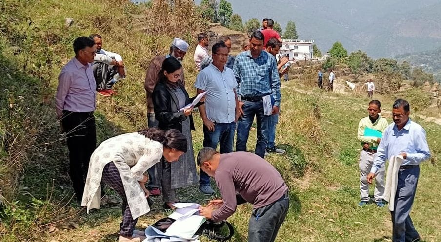 Inspection in Devali kanda