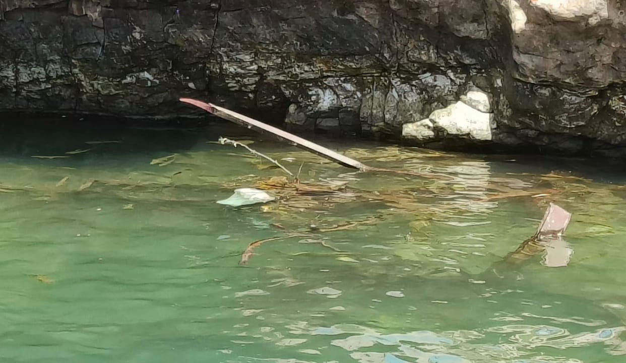 Despite the ban, diving is being done in the pits