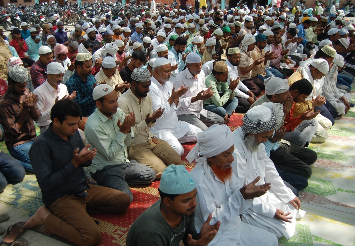 Friday prayers offered with devotion