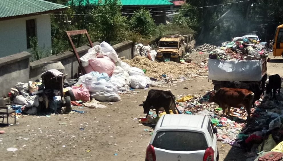 Proposed parking lot made dumping site