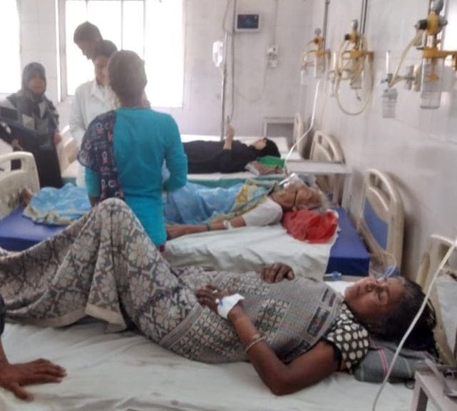 Emergency ward full of patients