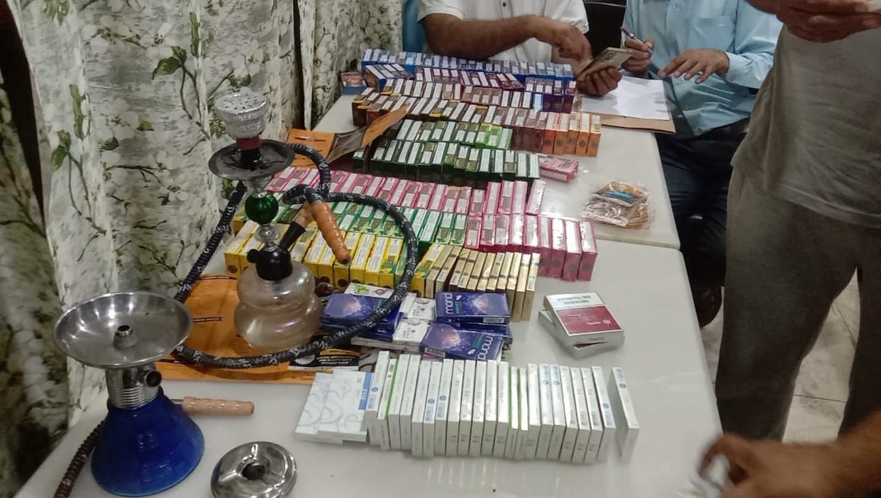 Hookah bar was running in the rental shop for six months