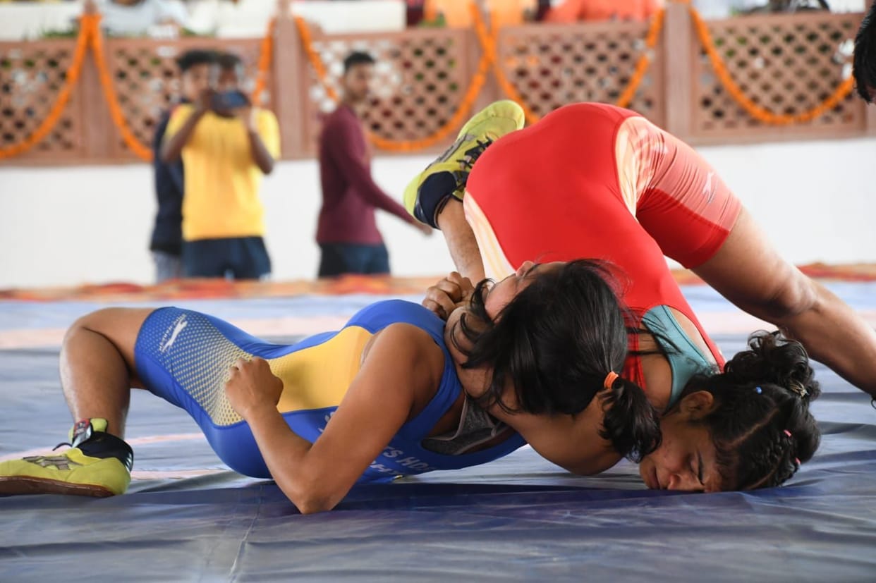 Haryana's wrestlers dominated on the first day