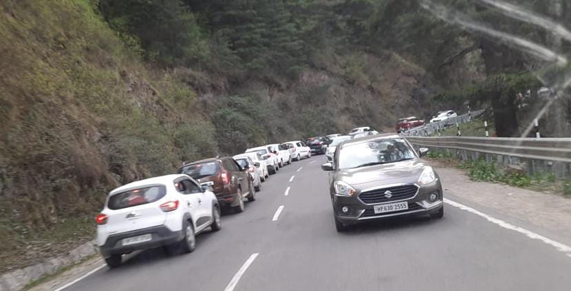 Traffic Jam: It took three hours to cover 12 km