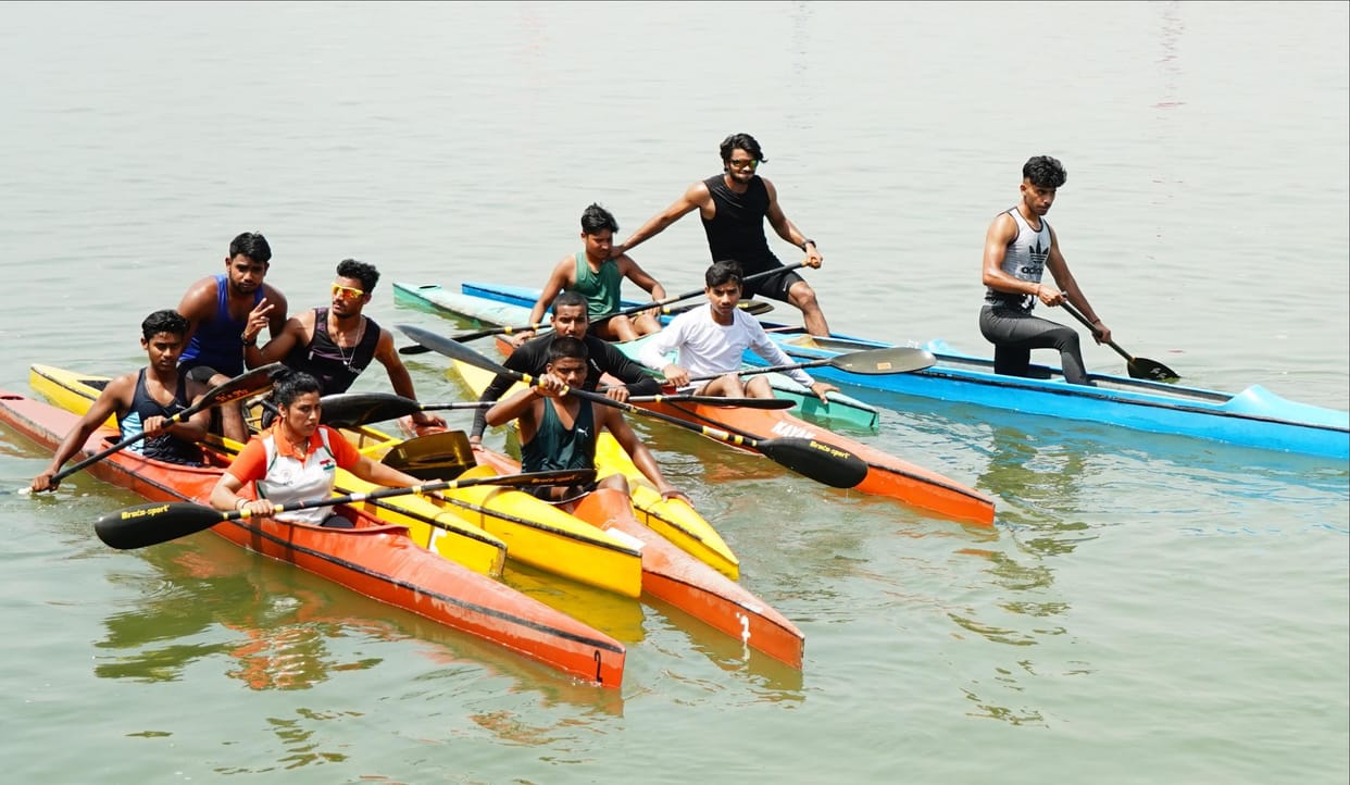 Trial successful, Kayaking canoeing sports training center approved