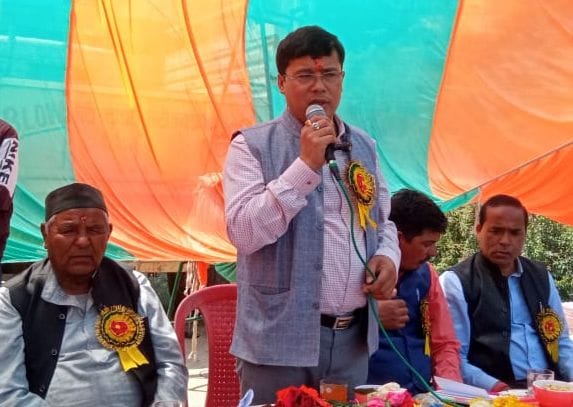 Bhoomi Poojan of motor bridge and inauguration of school building