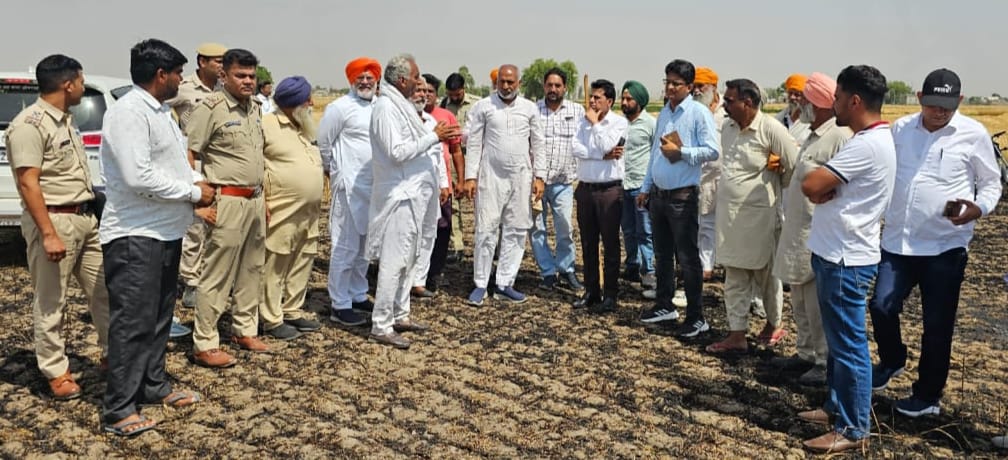 MLA-SDM inspected, said will get the fire investigated