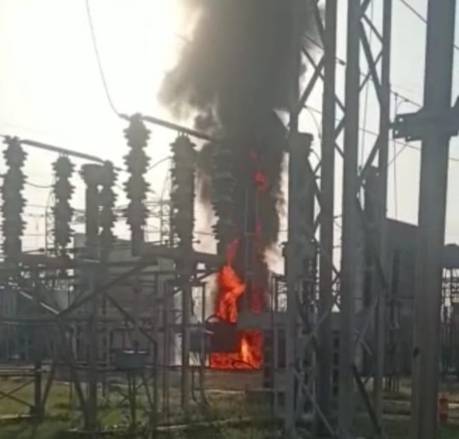 Transformer fire in Odhpura substation, power crisis deepens from city to countryside