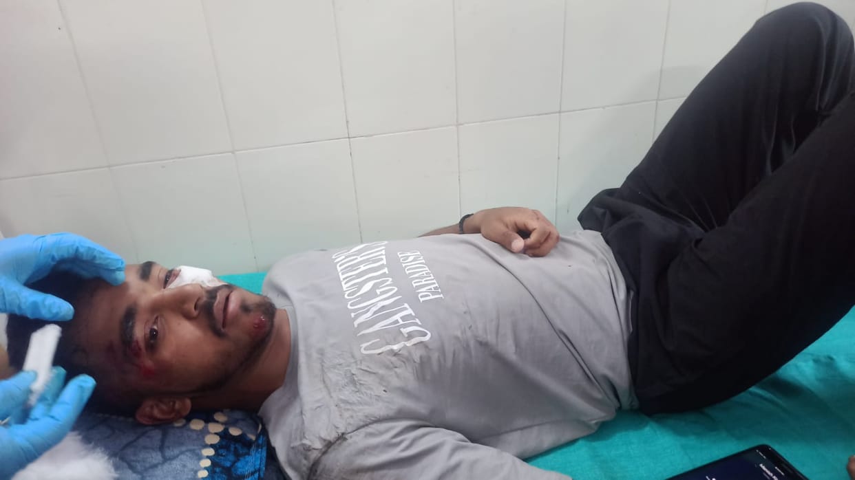 Bike collided in Teet Bazar, three seriously injured