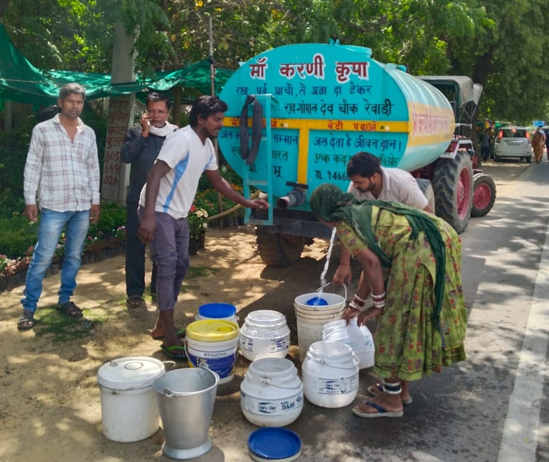 now have daily water supply in rewari city
