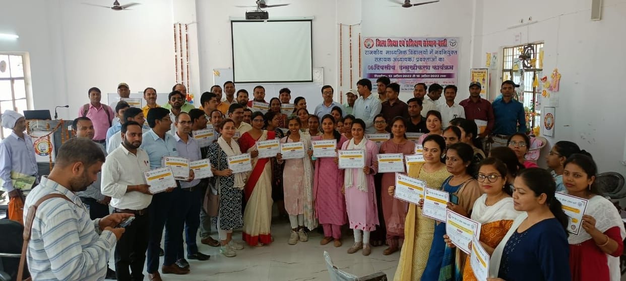 newly appointed teachers completed training
