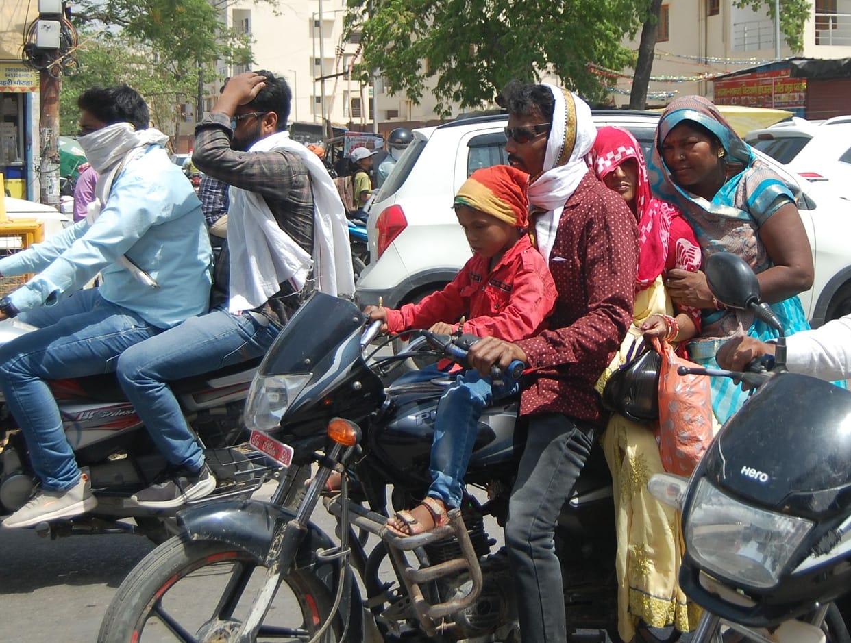 Increasing miseries due to heat and gum winds