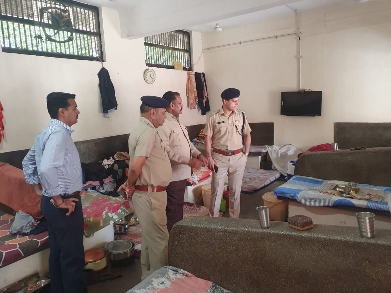 The superintendent of police conducted a search operation in the district jail