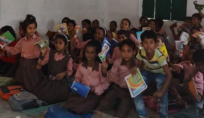 Siddharthnagar  Children up to class three studying without books