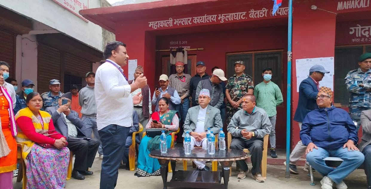 Chief Minister Kamal Bahadur Shah inspected Jhoolapul