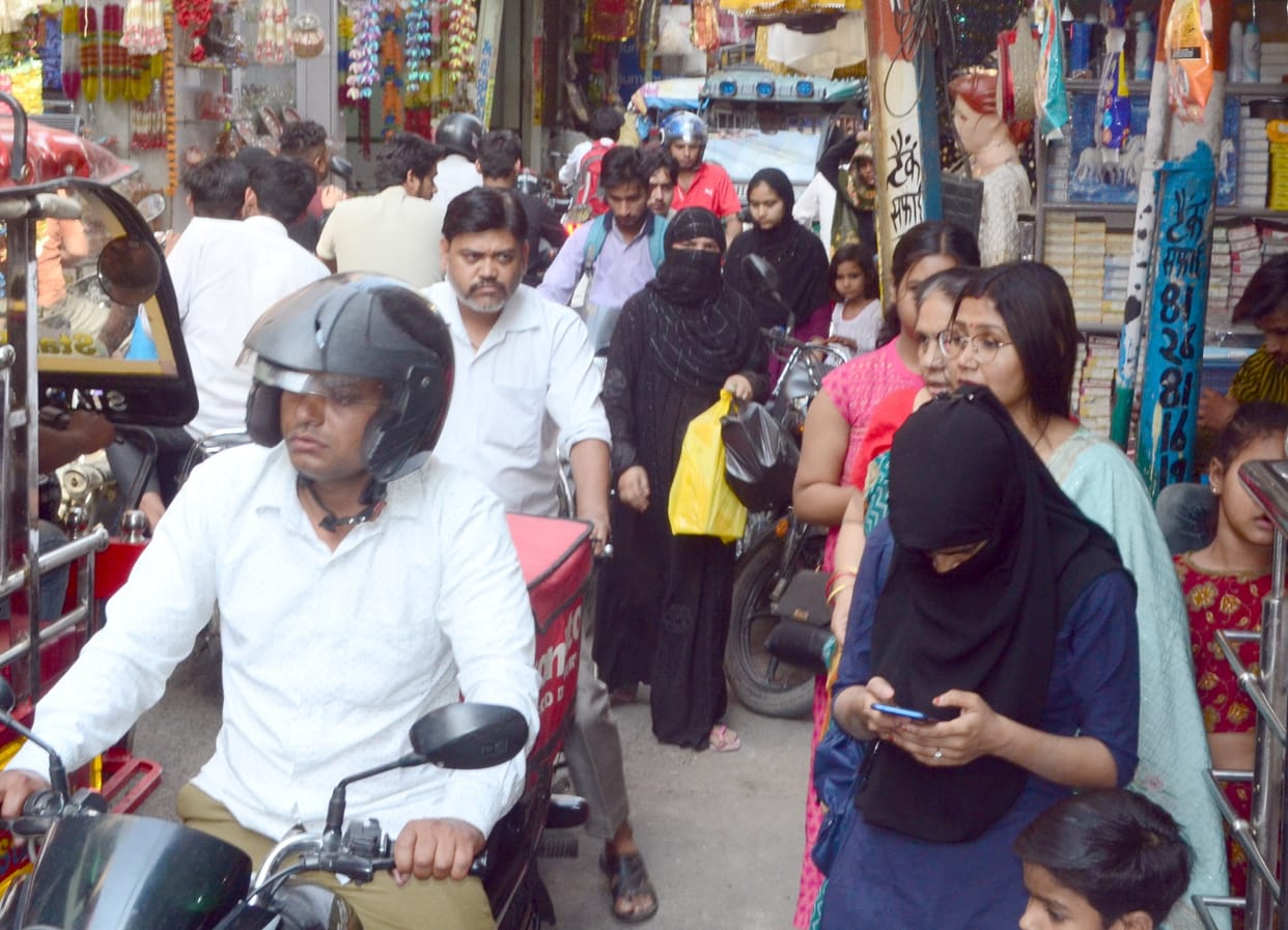 Market buzzing for Eid shopping