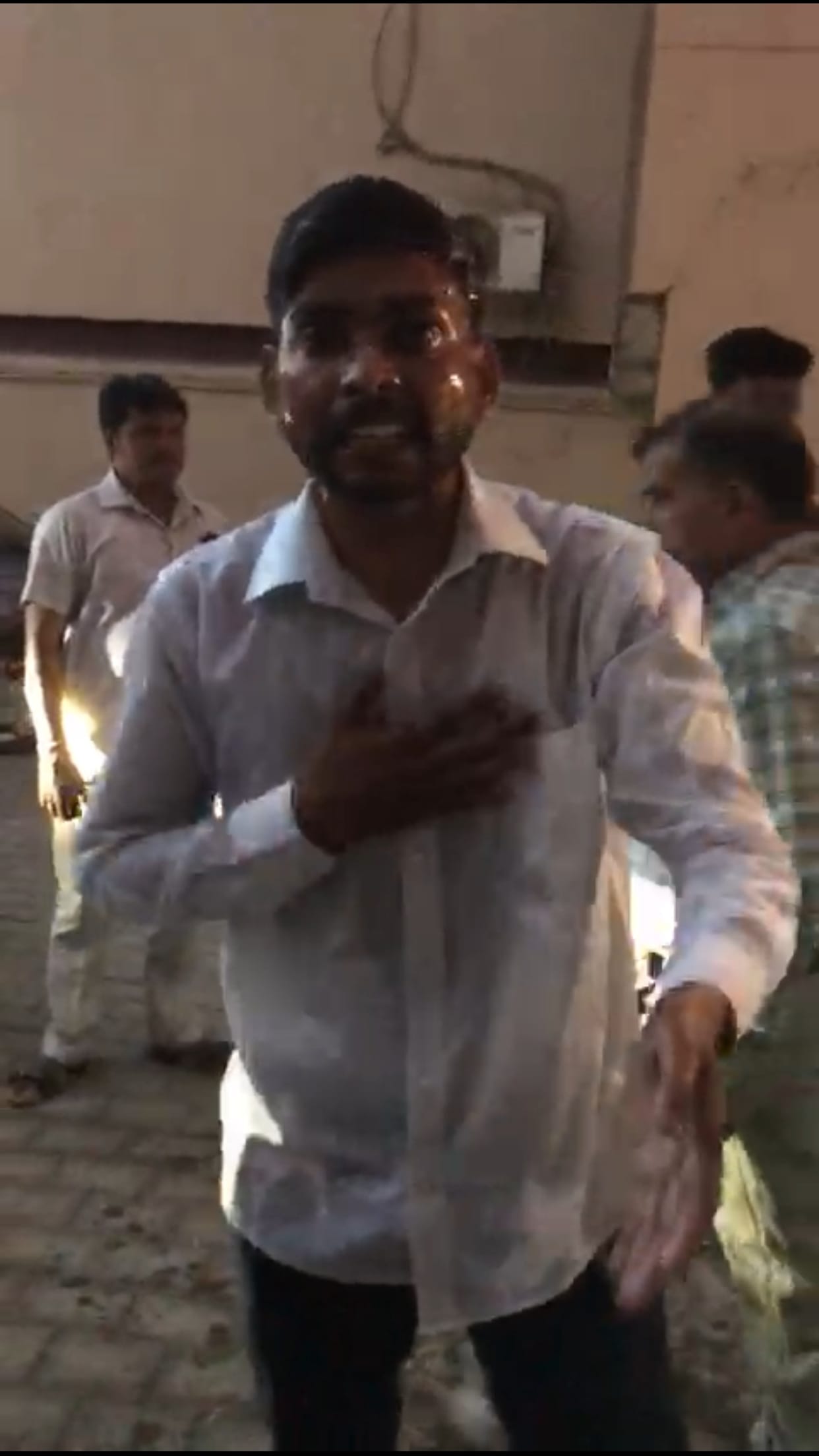 Angry councilor claimant sprinkled oil for not getting ticket, accused the leaders