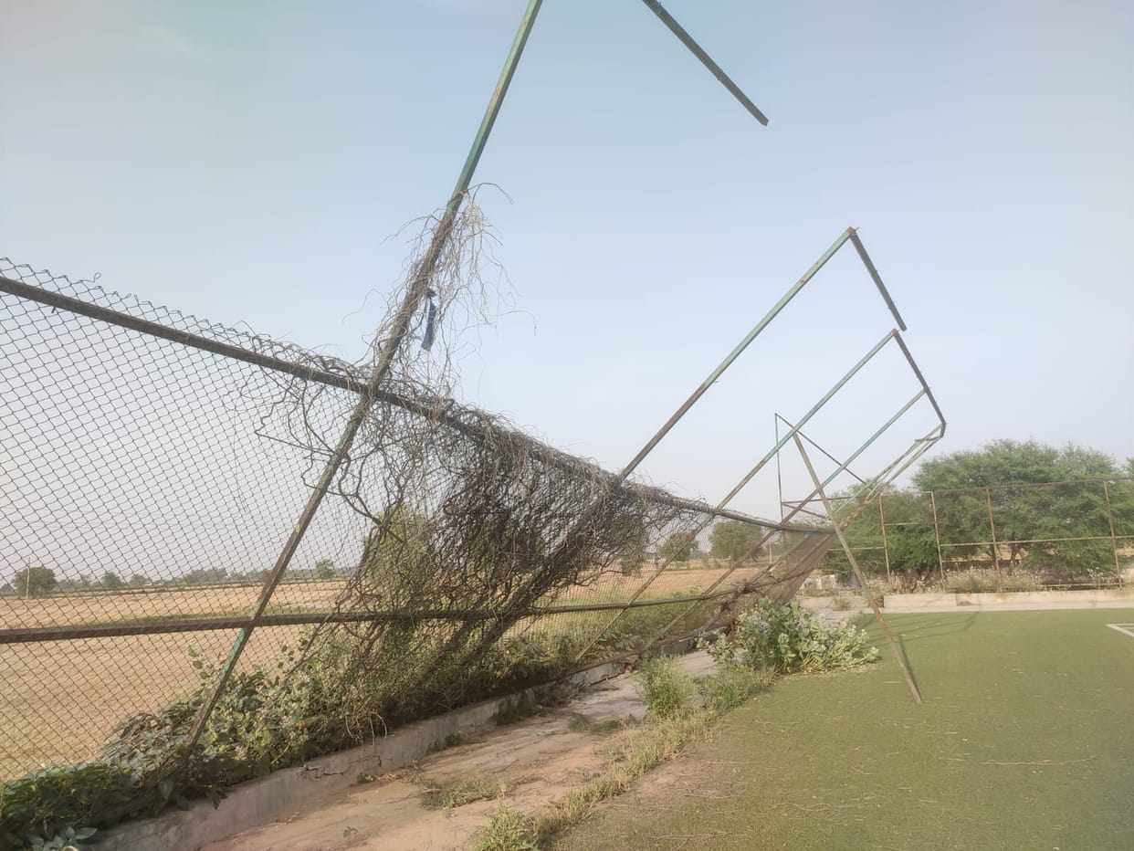 North India's only international football stadium stuck between two departments for eight years