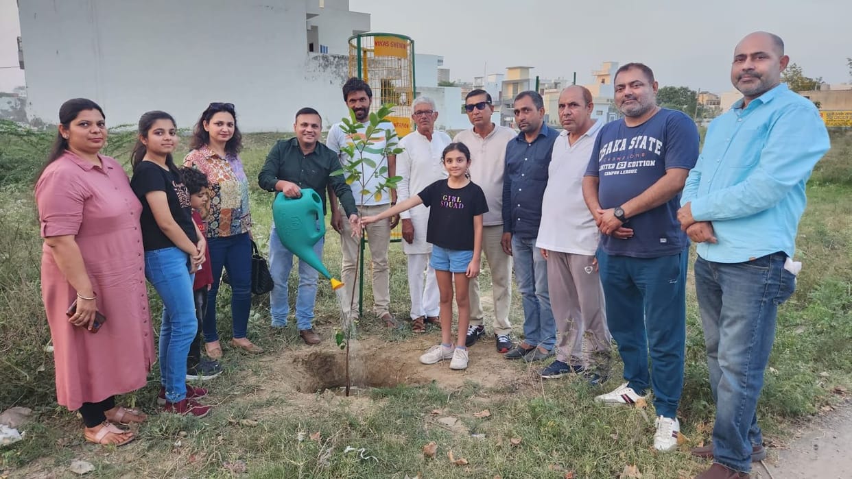 Planted saplings after coming from Australia, will run campaign there too