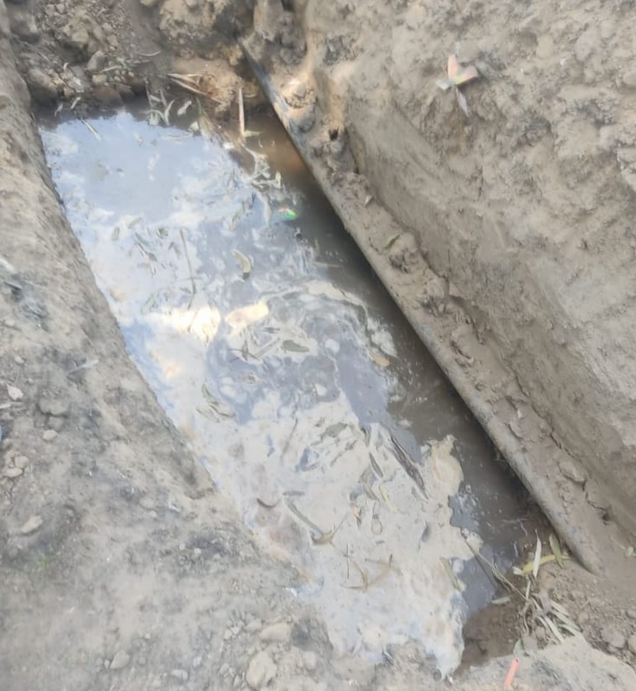 Leak Pipline in Khatima