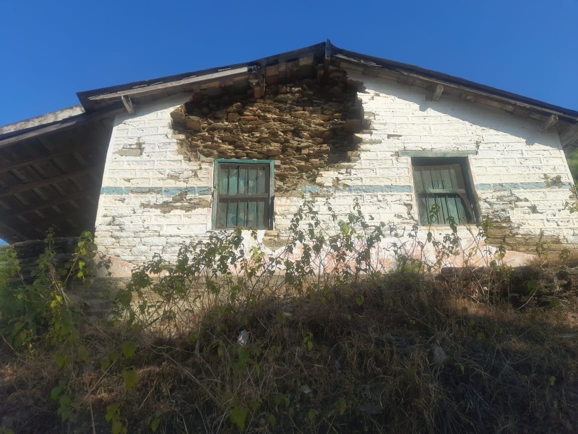 Dilapidated buildings of nine schools in Tadikhet development block