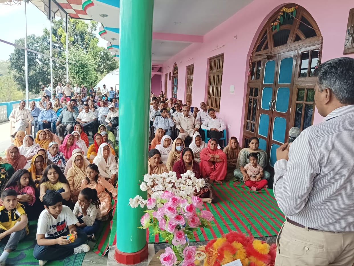 A drinking water scheme to provide 24 hours water will be made in Bhoranj: Suresh