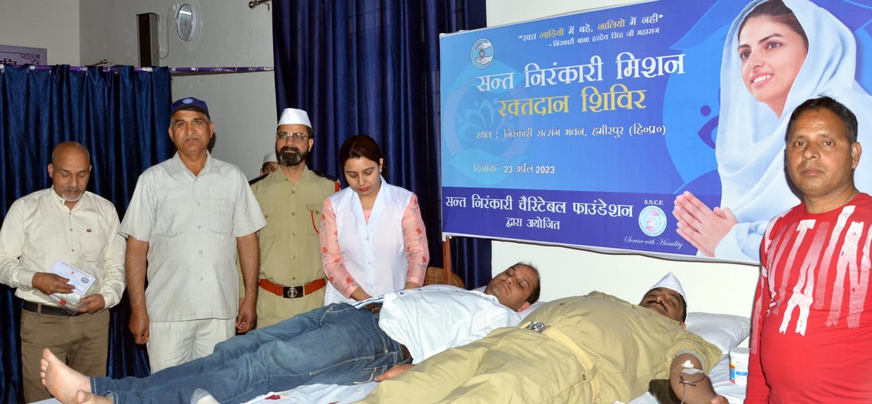 100 units of blood donation collected in blood donation camp