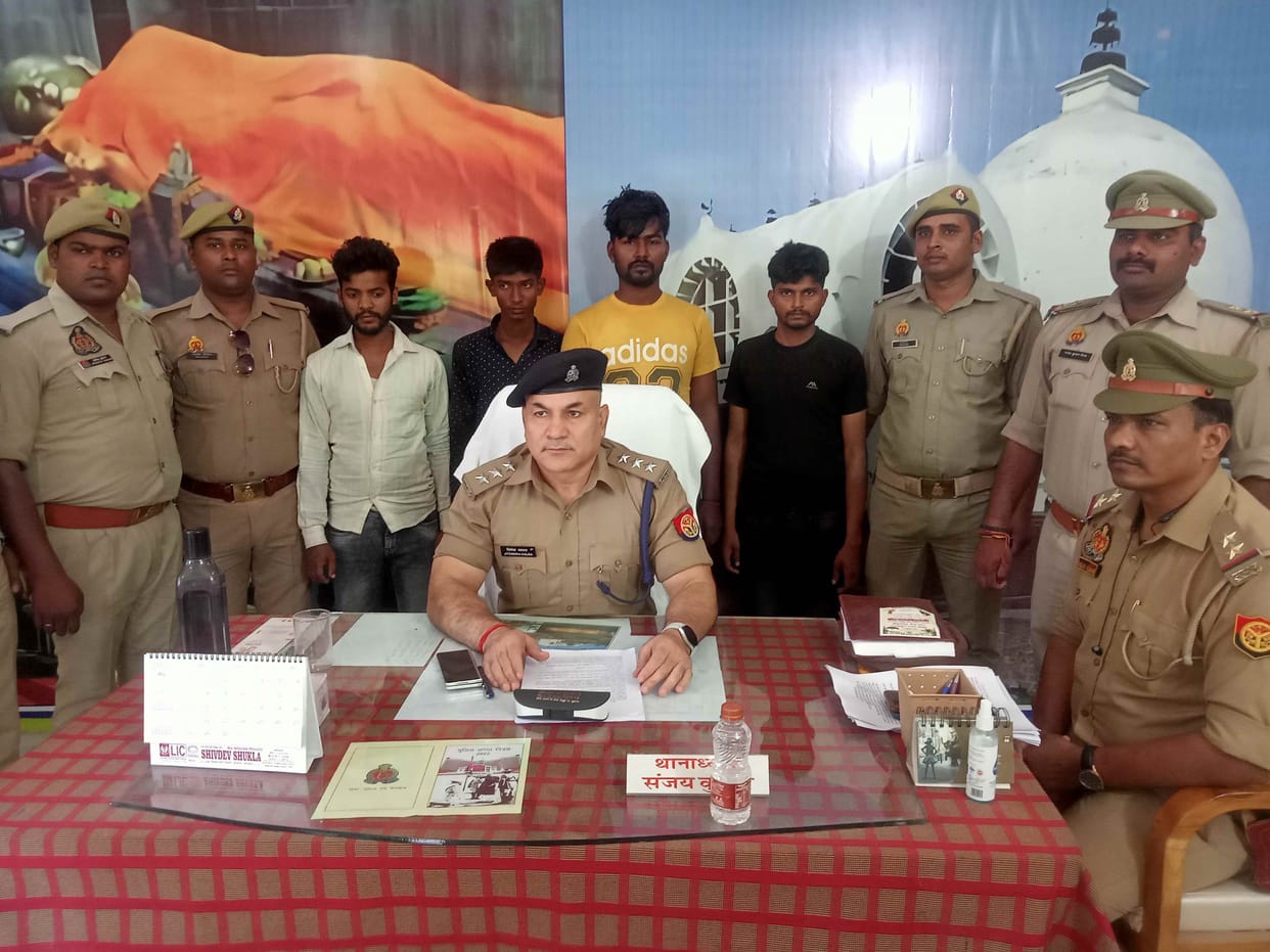 police arrest four bike lifter