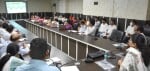 लघु सचिवालय के सभागार में कार्यशाला के दौरान उपस्थित डीसी मनदीप कौर व अन्य अधिकारी।